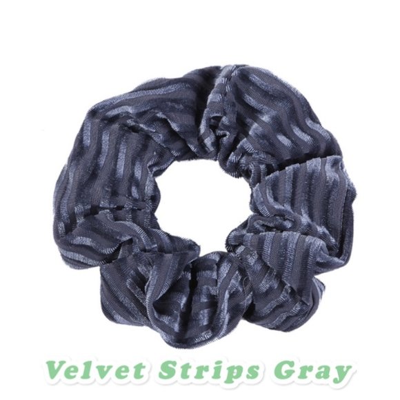 Set of 8 Velvet Tiedye Leopard Scrunchie - Picture 7 of 9